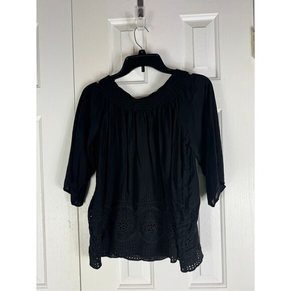 NWT Lovestitch Womens Black Blouse Size Small - Picture 4 of 4